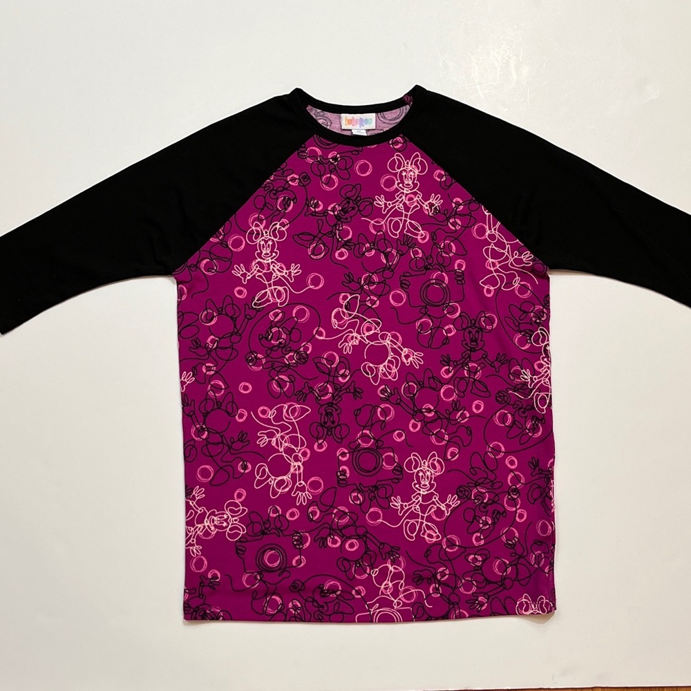 Lularoe Size 12 Disney Minnie Mouse Sloan Shirt